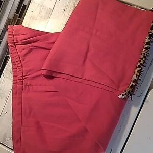 City Gitl Nancy Bolen red 10 capri pants nwt